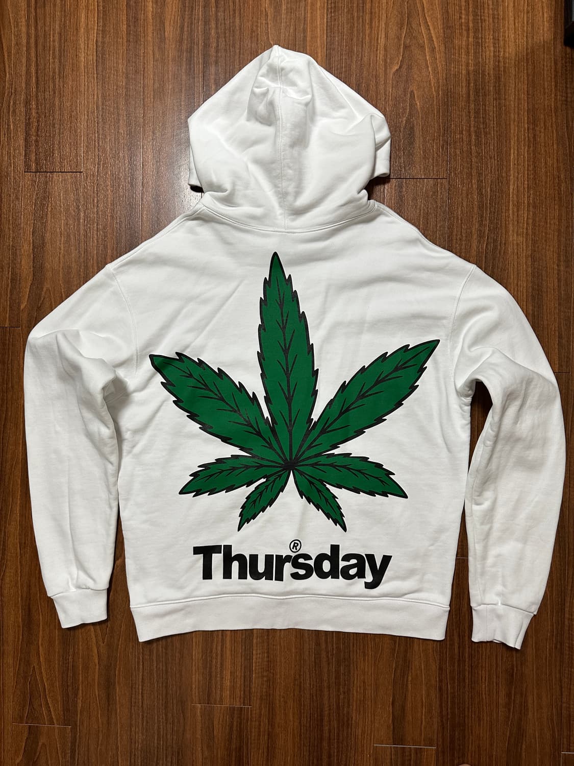 (M) 떨스데이420 마리화나 후드티 화이트 빌스택스 상품이미지1