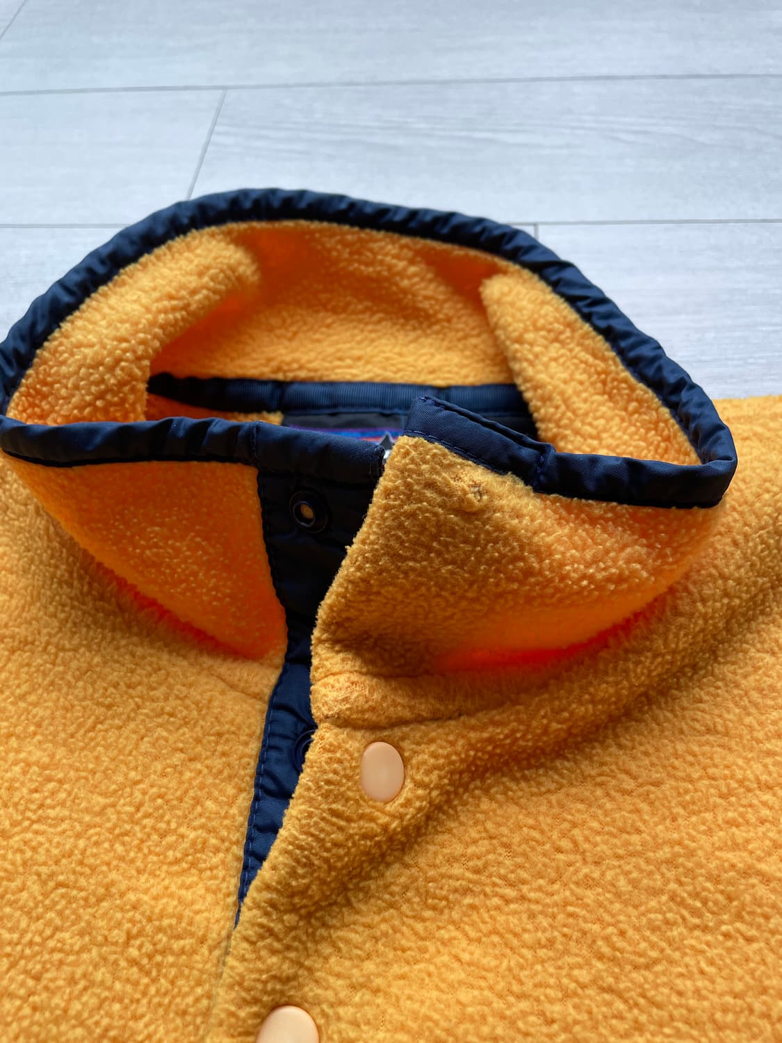 90s 파타고니아 신칠라 옐로우 네이비 rare 빈티지 상품이미지5