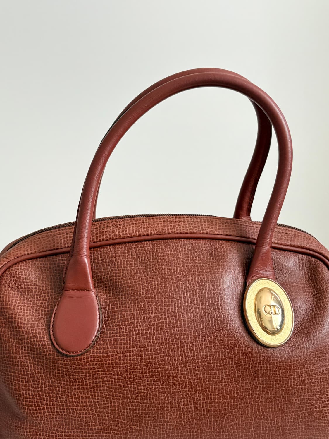 Christian Dior 디올 빈티지 CD 로고 보스턴 백 상품이미지2