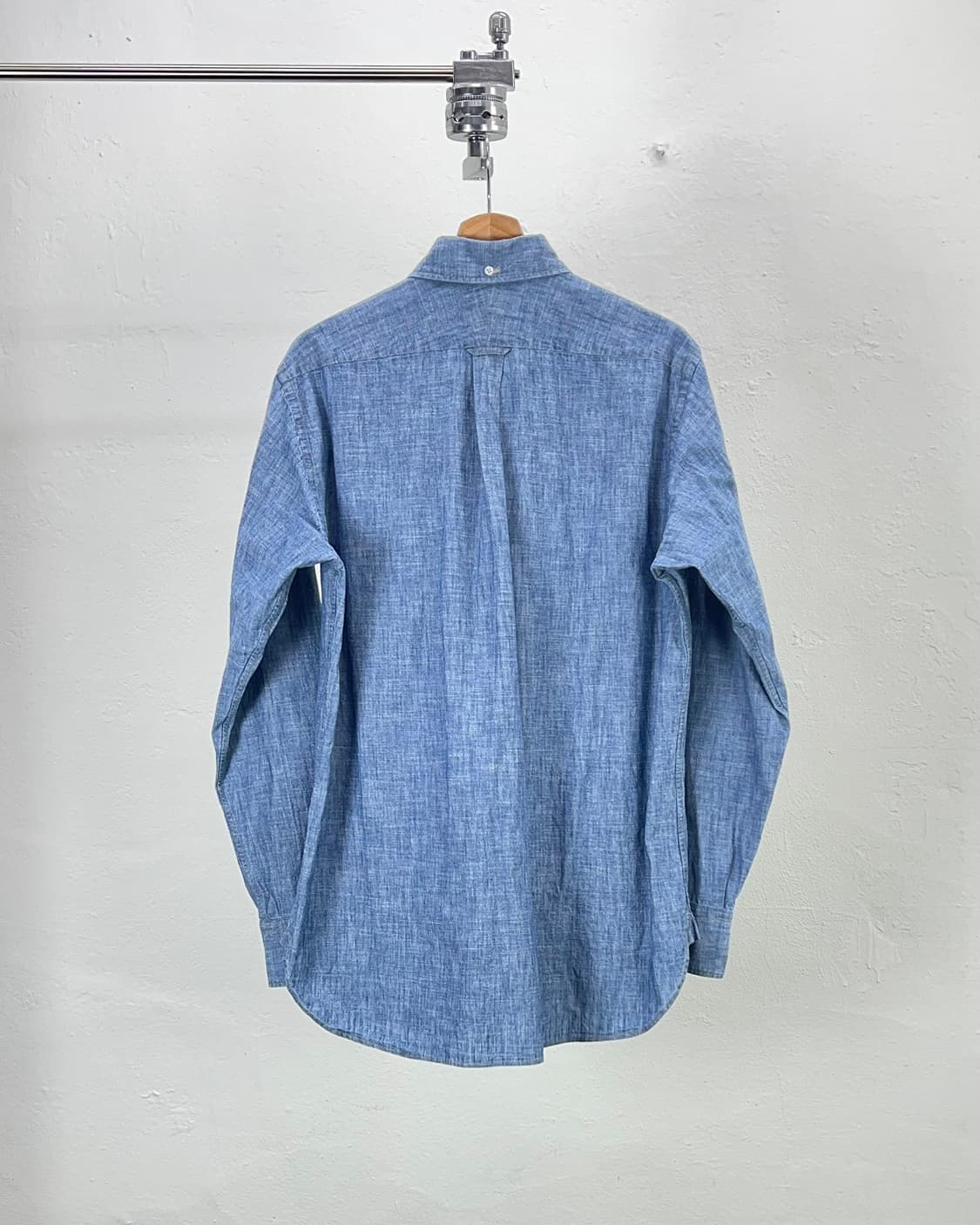 드레익스 샴브레이 버튼 다운 원 포켓 코튼 셔츠 상품이미지6