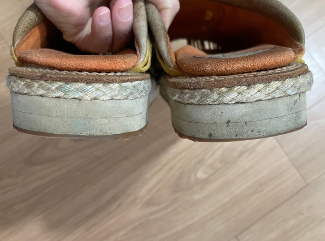 KAPITAL 캐피탈 디어 레더 푸에블로 레인 클로그 샌들 상품이미지4