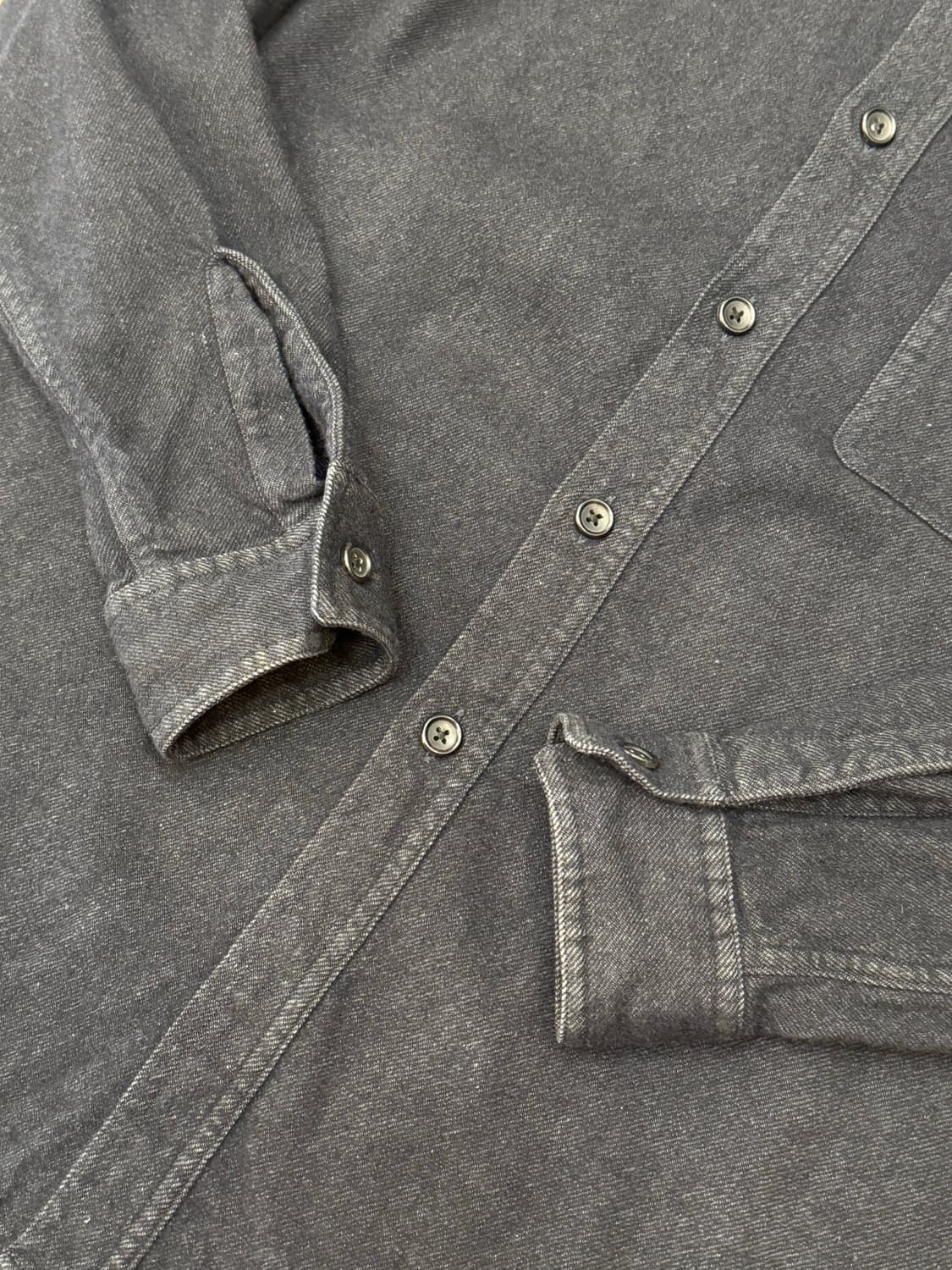 [2] 아프래세 CPO 셔츠 네이비 상품이미지5