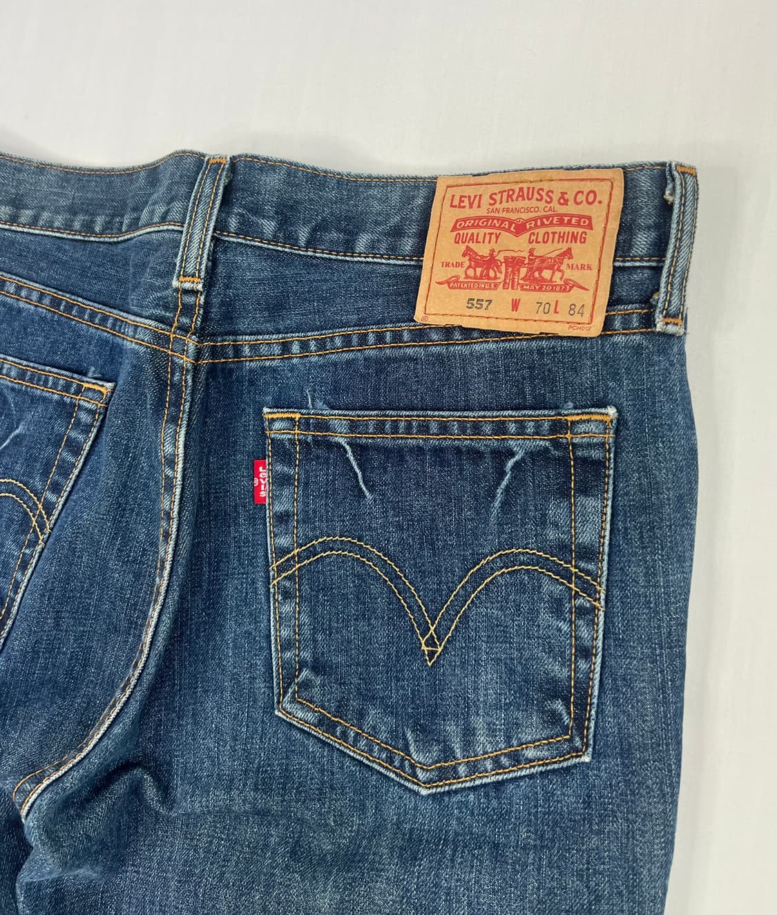 리바이스 557 부츠컷 청바지 W70 L84 상품이미지5