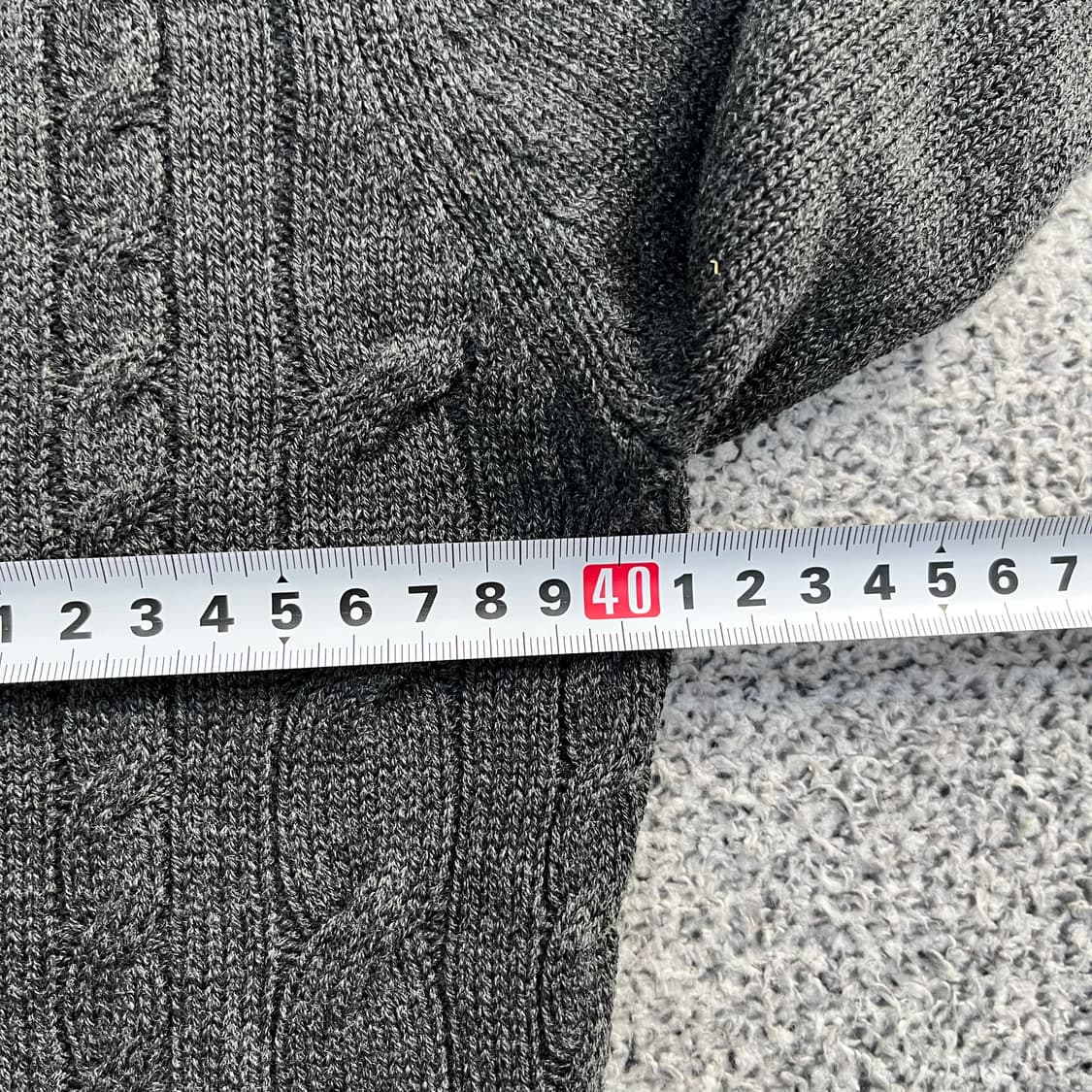 85 헤지스 케이블 니트 가디건 0320M 상품이미지6