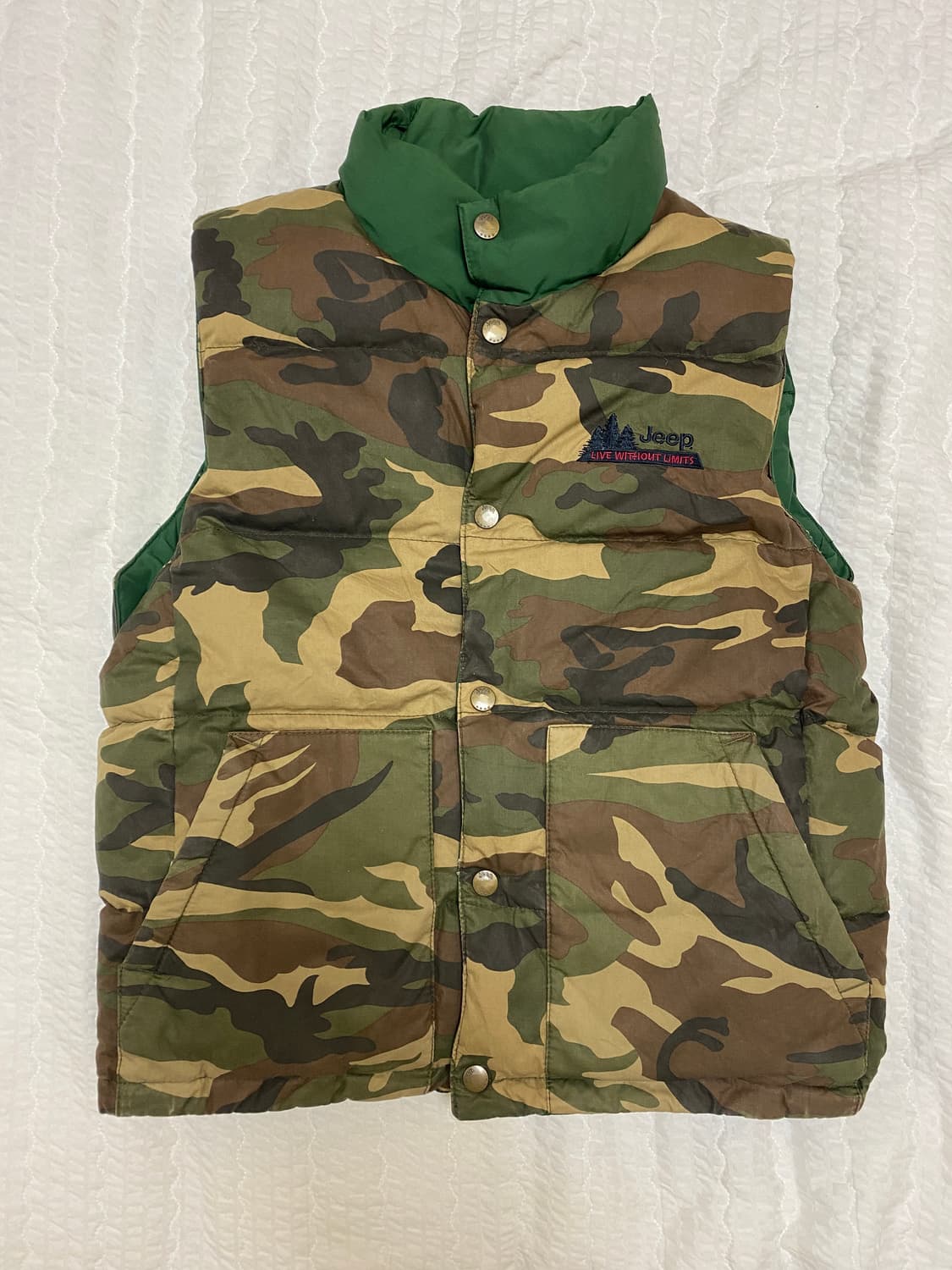 지프 오리털 조끼패딩베스트 상품이미지1