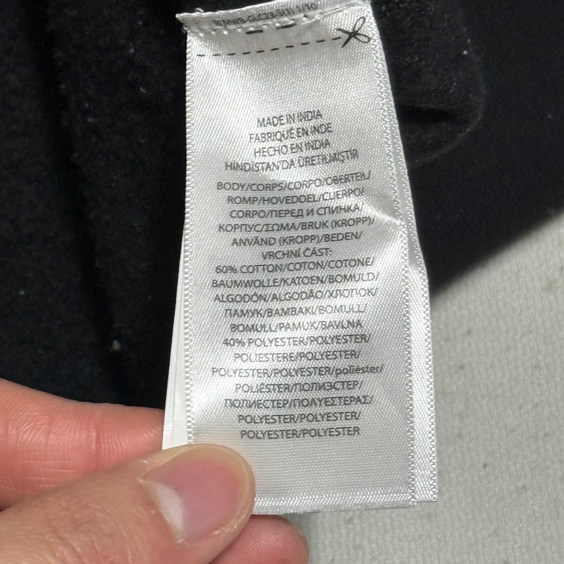 Polo Ralph Lauren 코튼 후디 블랙 상품이미지3