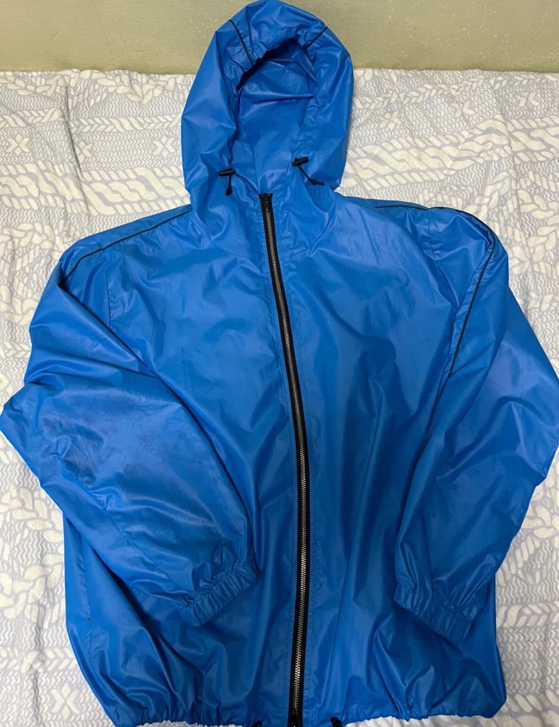 플라스틱 프로덕트 파이핑 후드 자켓 (M) 상품이미지2