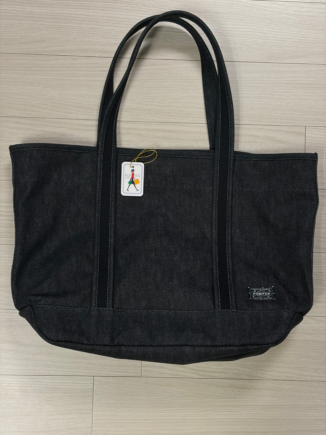 요시다 포터 흑청 데님 숄더백 토트백 상품이미지1