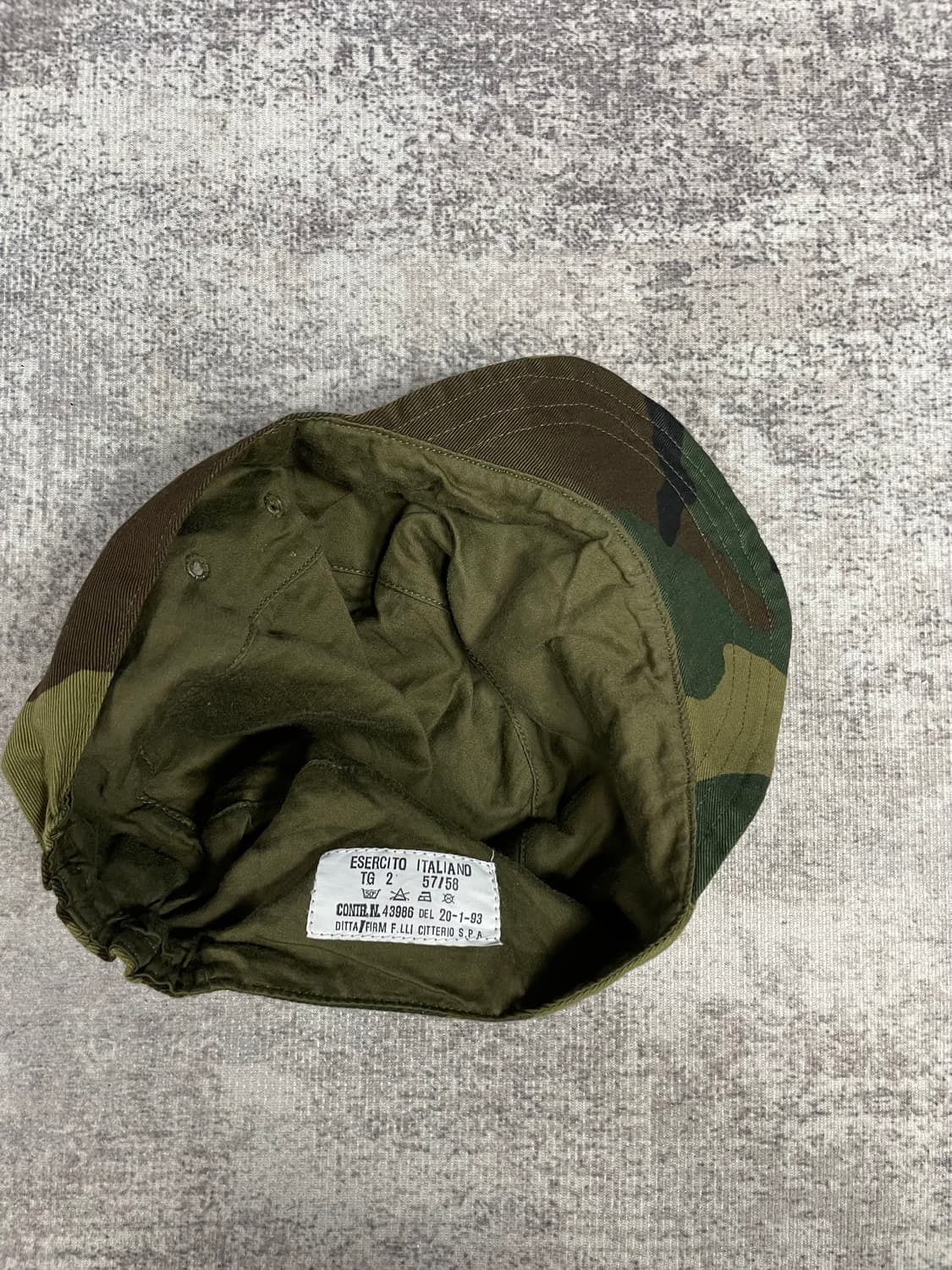 90s italind army cap 상품이미지5