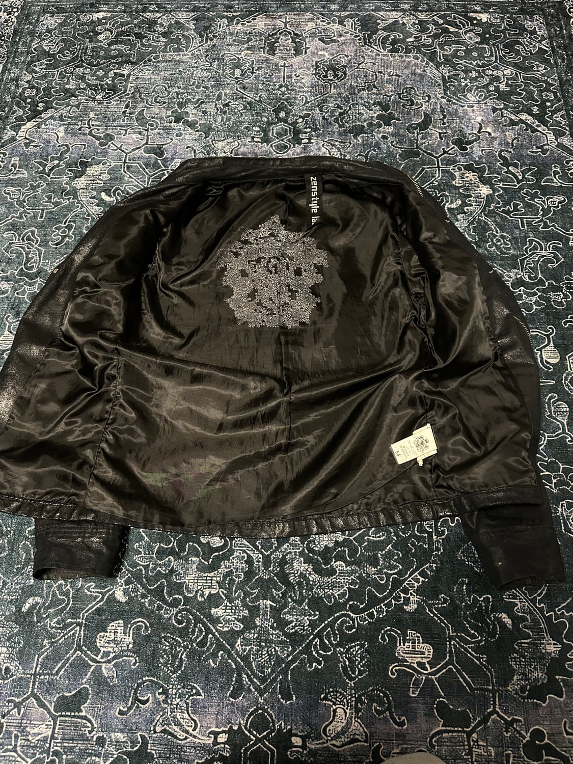 Vintage coated leather jacket 상품이미지3