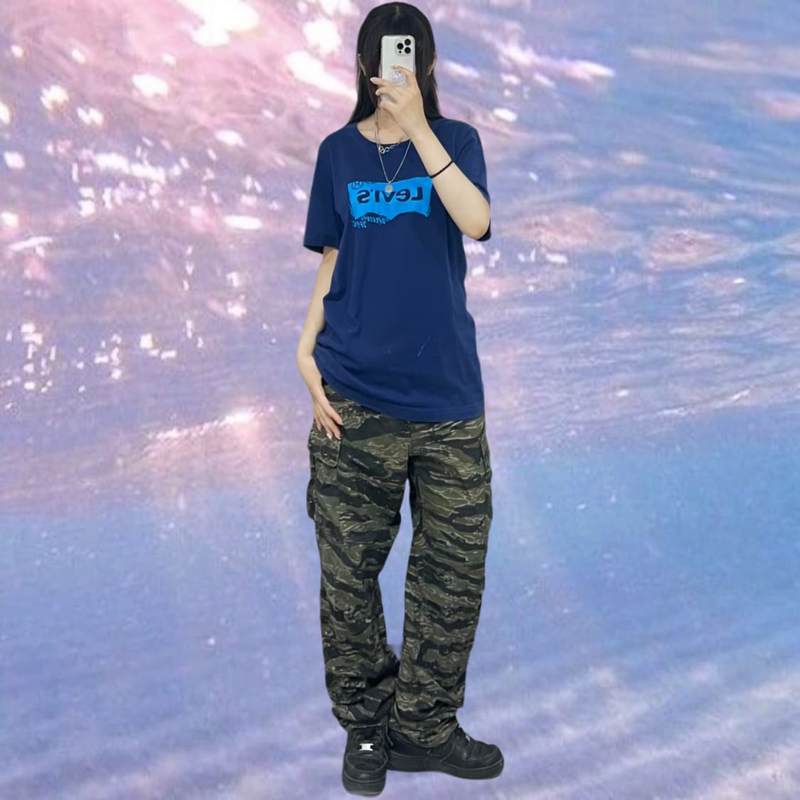 리바이스 빅로고 반팔 티셔츠 상품이미지1