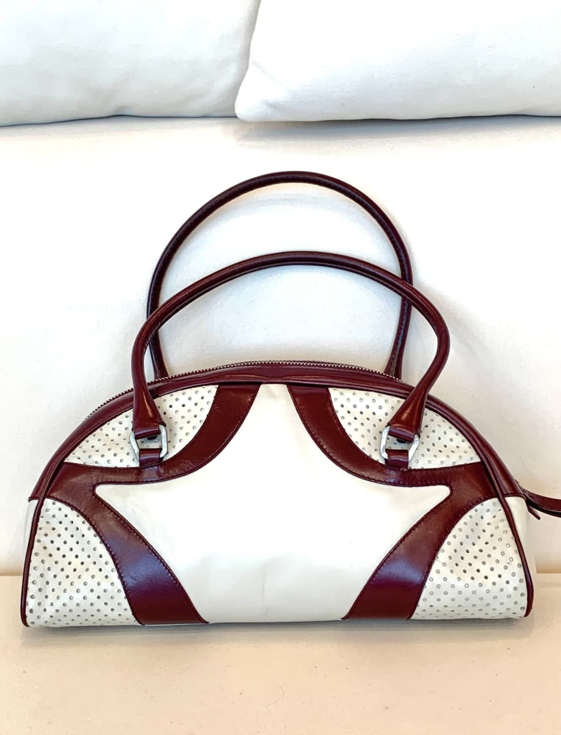 (정품) 프라다 빈티지 볼링백 상품이미지3