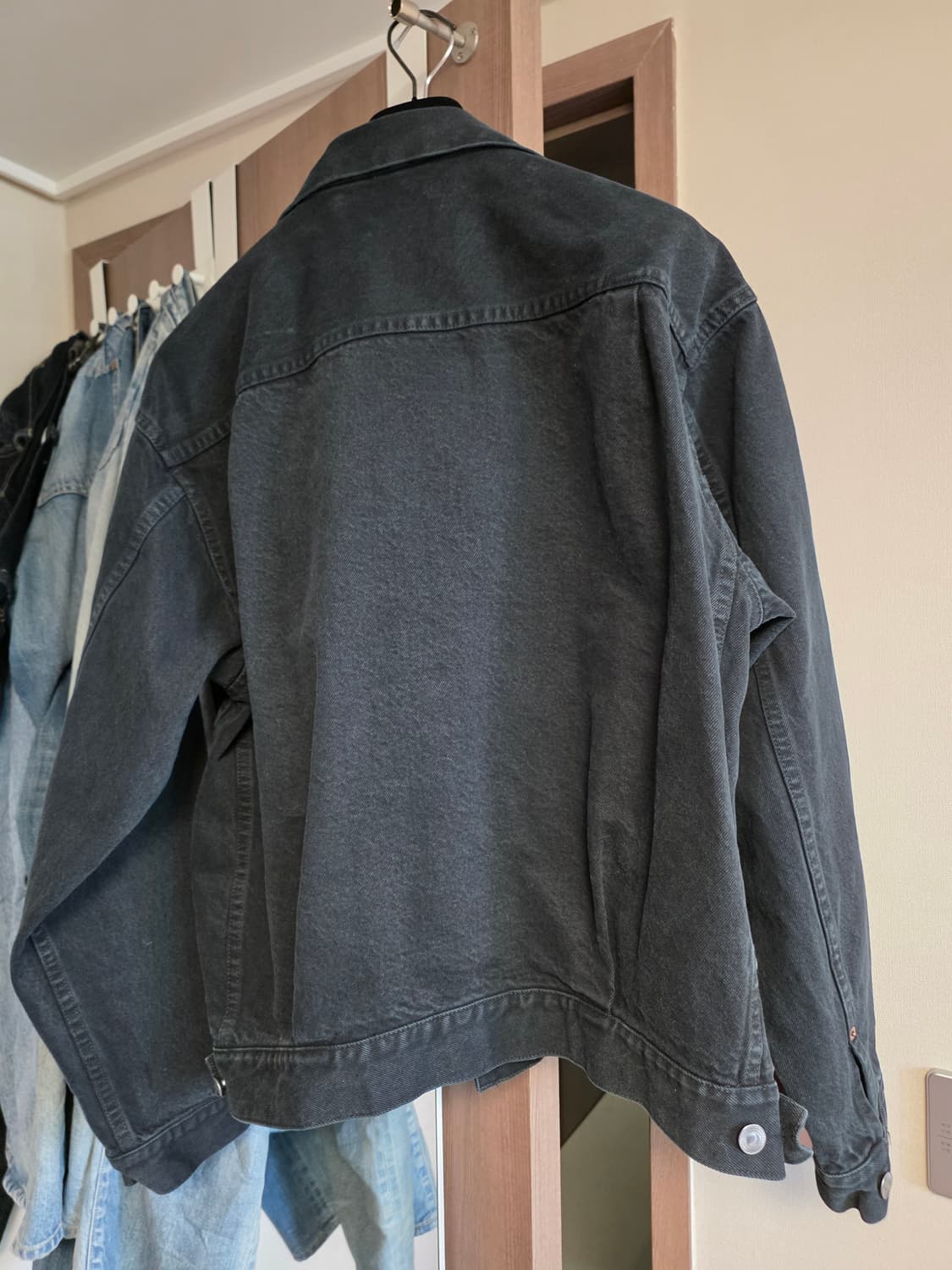 A.PRESSE 2nd BLACK DENIM JACKET (새상품) 상품이미지3