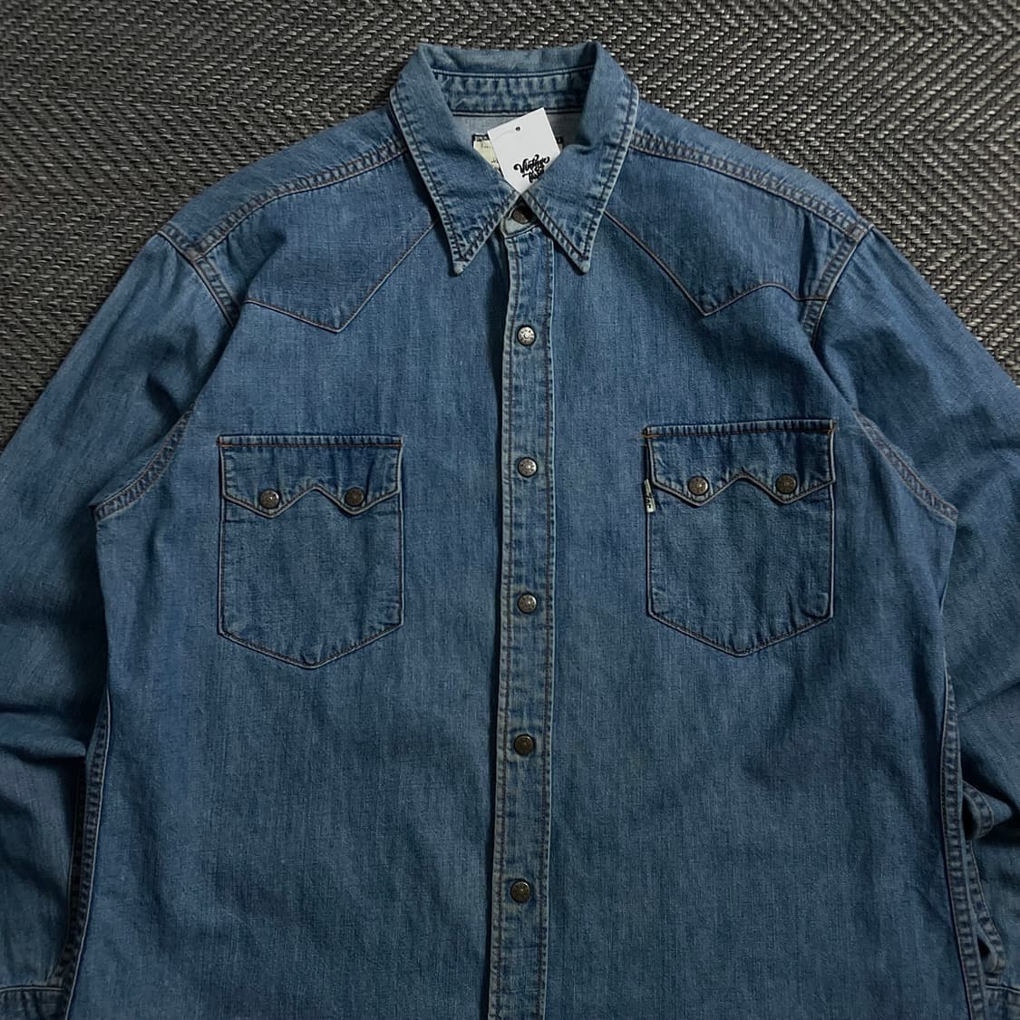 리바이스 오리지날 빅E 웨스턴 데님 셔츠o 4100 상품이미지4