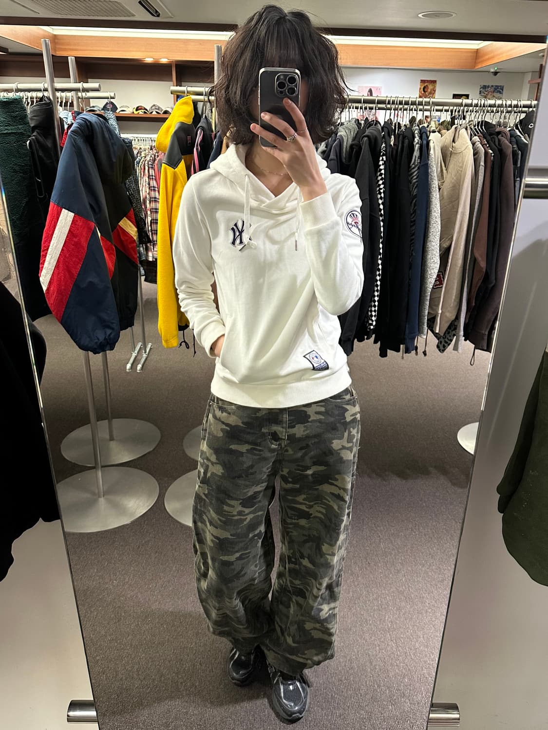 85)MLB 뉴욕 양키스 베이직 로고 후디 상품이미지1