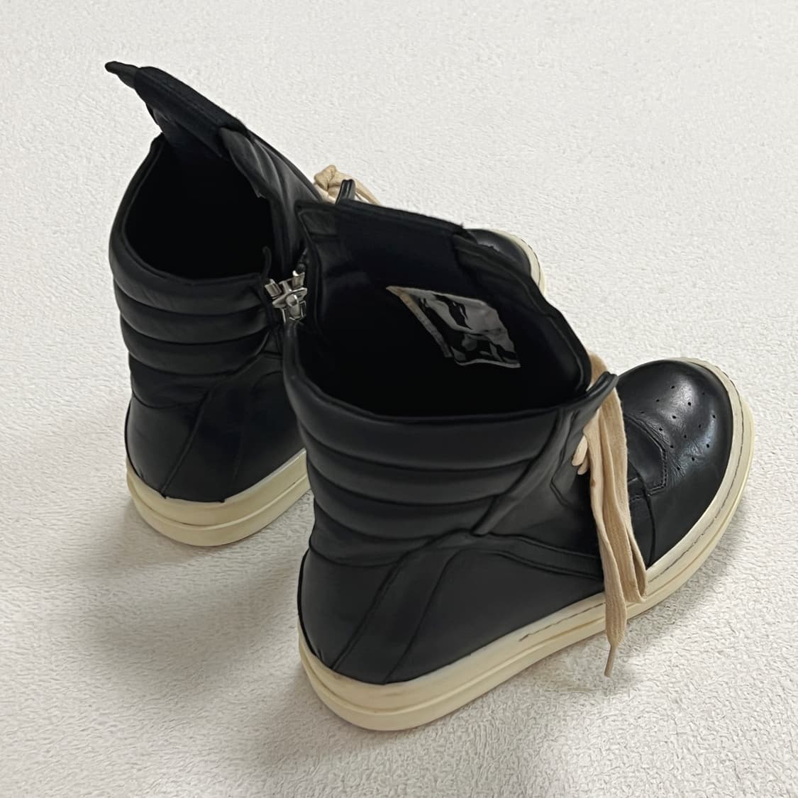 릭오웬스 15SS 지오바스켓 모노크롬 LPO 검검흰 상품이미지4