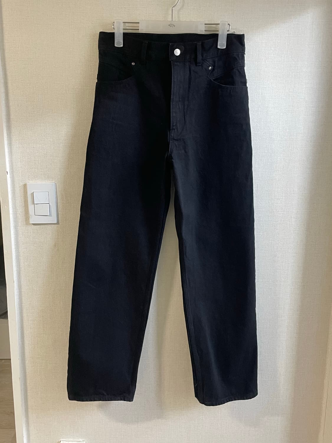 언어펙티드 스터드 블랙 데님 S 상품이미지3