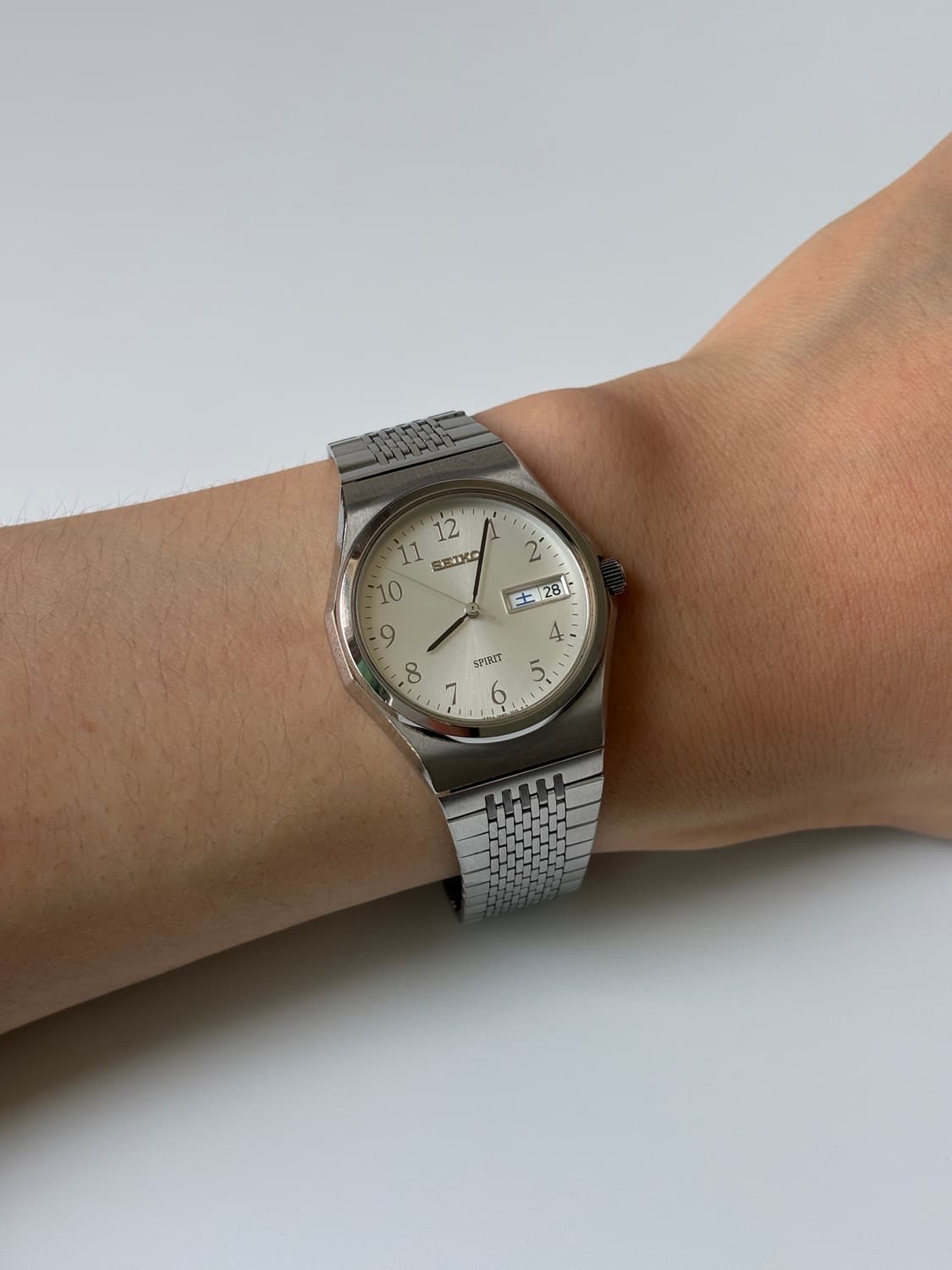 1990s Spirit Arabic Index Silver Quartz 상품이미지8