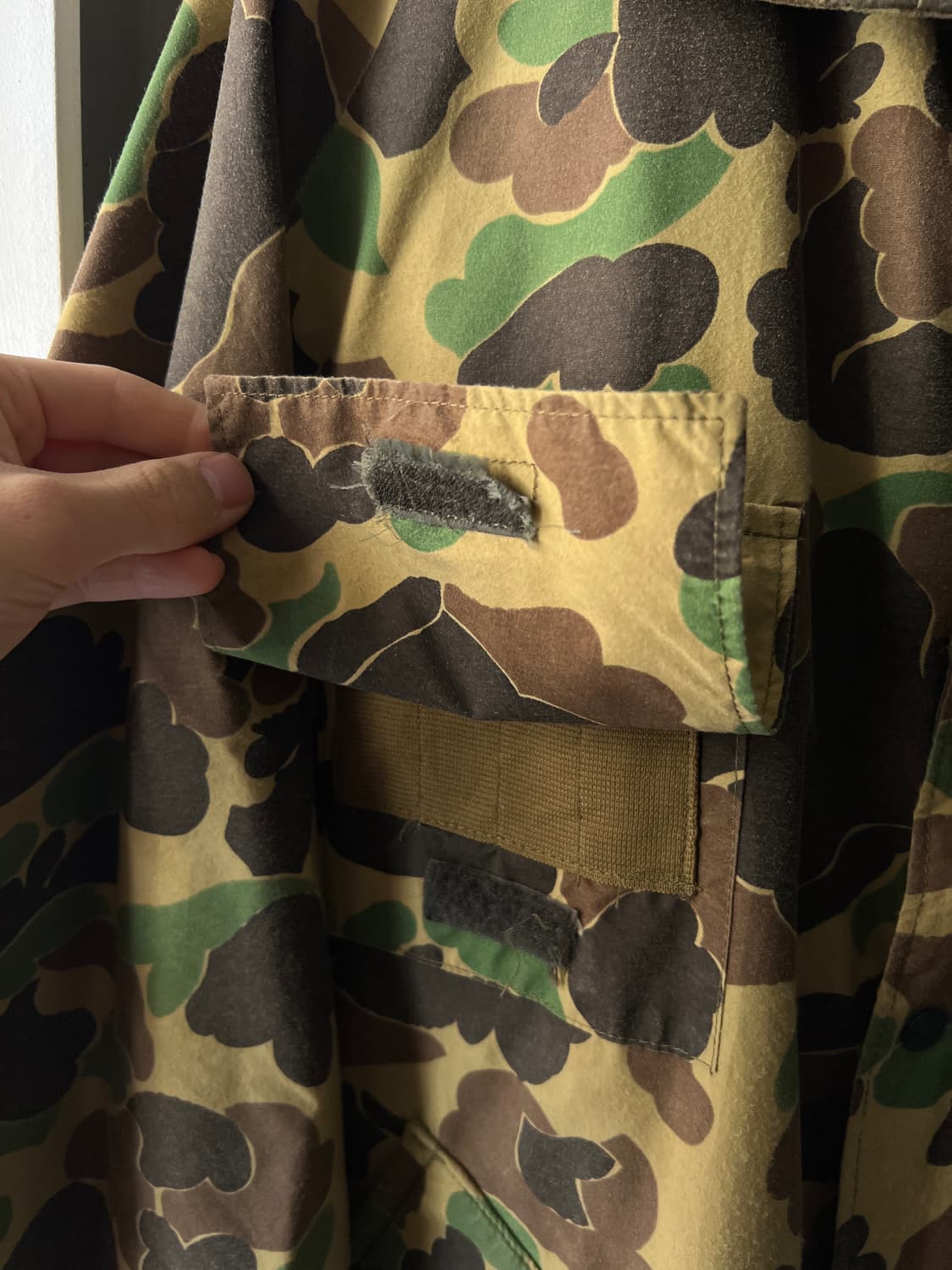 [XL]80's USA 빈티지 덕카모 고어텍스 헌팅 자켓 상품이미지5