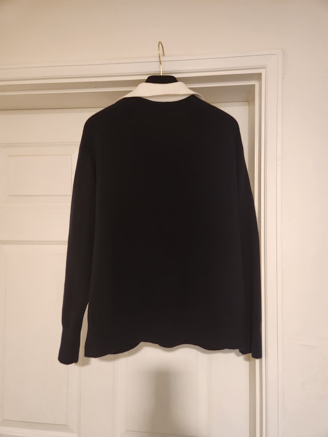 (정품)빈스 VINCE 네이비 여성 폴로니트 상품이미지10