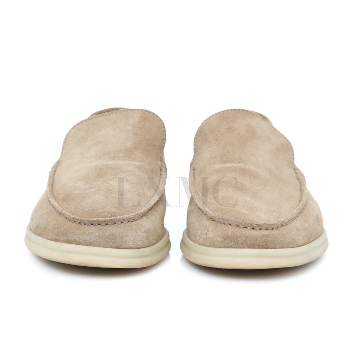 로로피아나 썸머워크 로퍼 스웨이드 라이트 우드스모크 FAE8124 상품이미지1