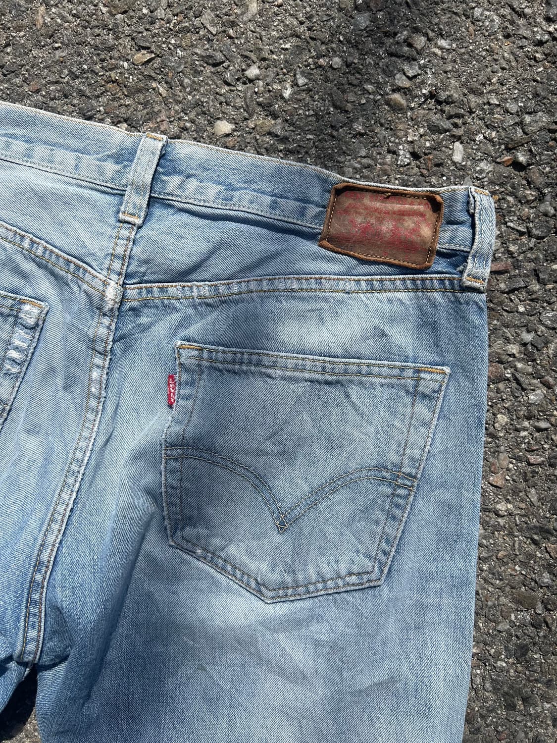00‘s 리바이스501 리페어진 34in 상품이미지5