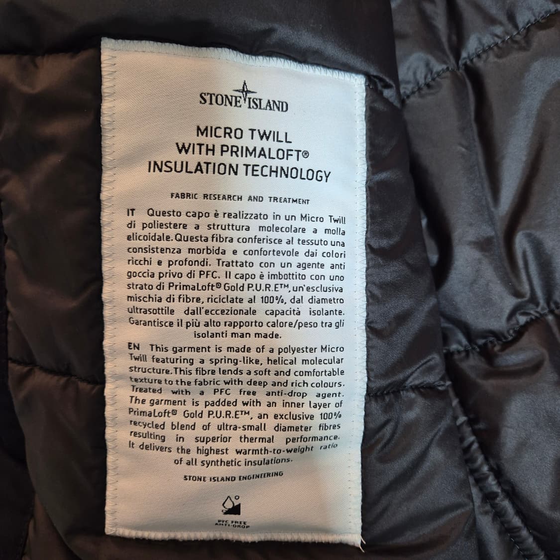 스톤아일랜드 마이크로랩스 프리마로프트 상품이미지3