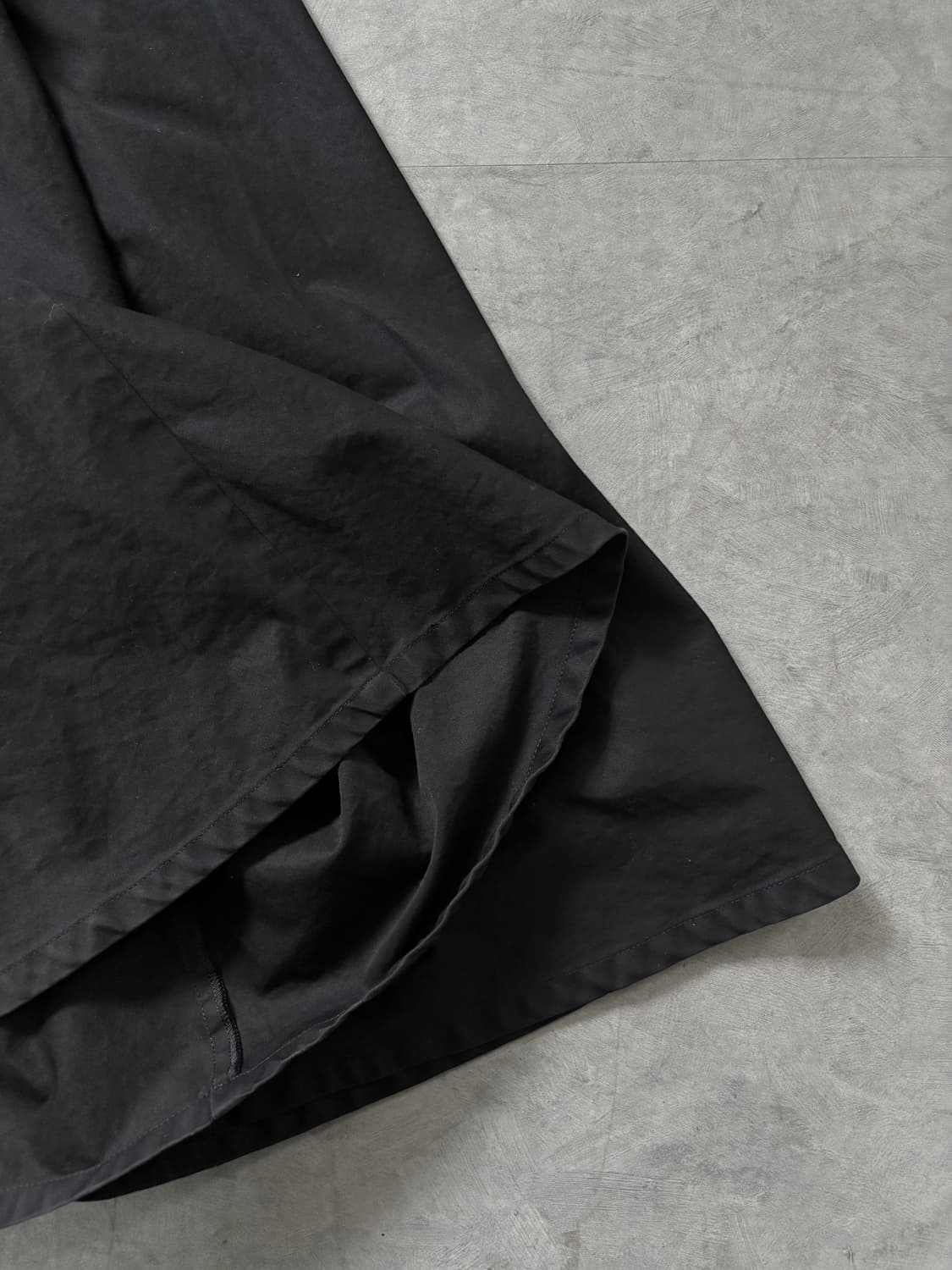 Y’s 요지야마모토 블랙 롱 코튼 스커트 상품이미지10