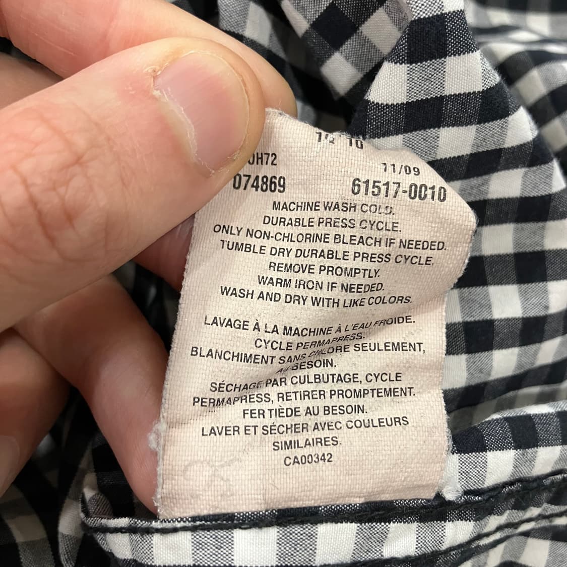 12 리바이스 깅엄 체크 웨스턴 셔츠 상품이미지6