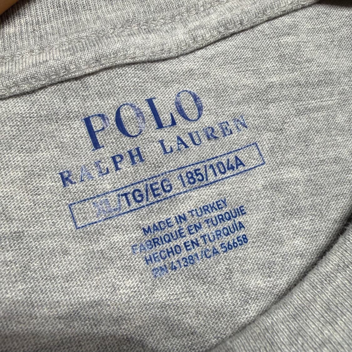 폴로랄프로렌 라운드넥 반팔 L 그레이 상품이미지3