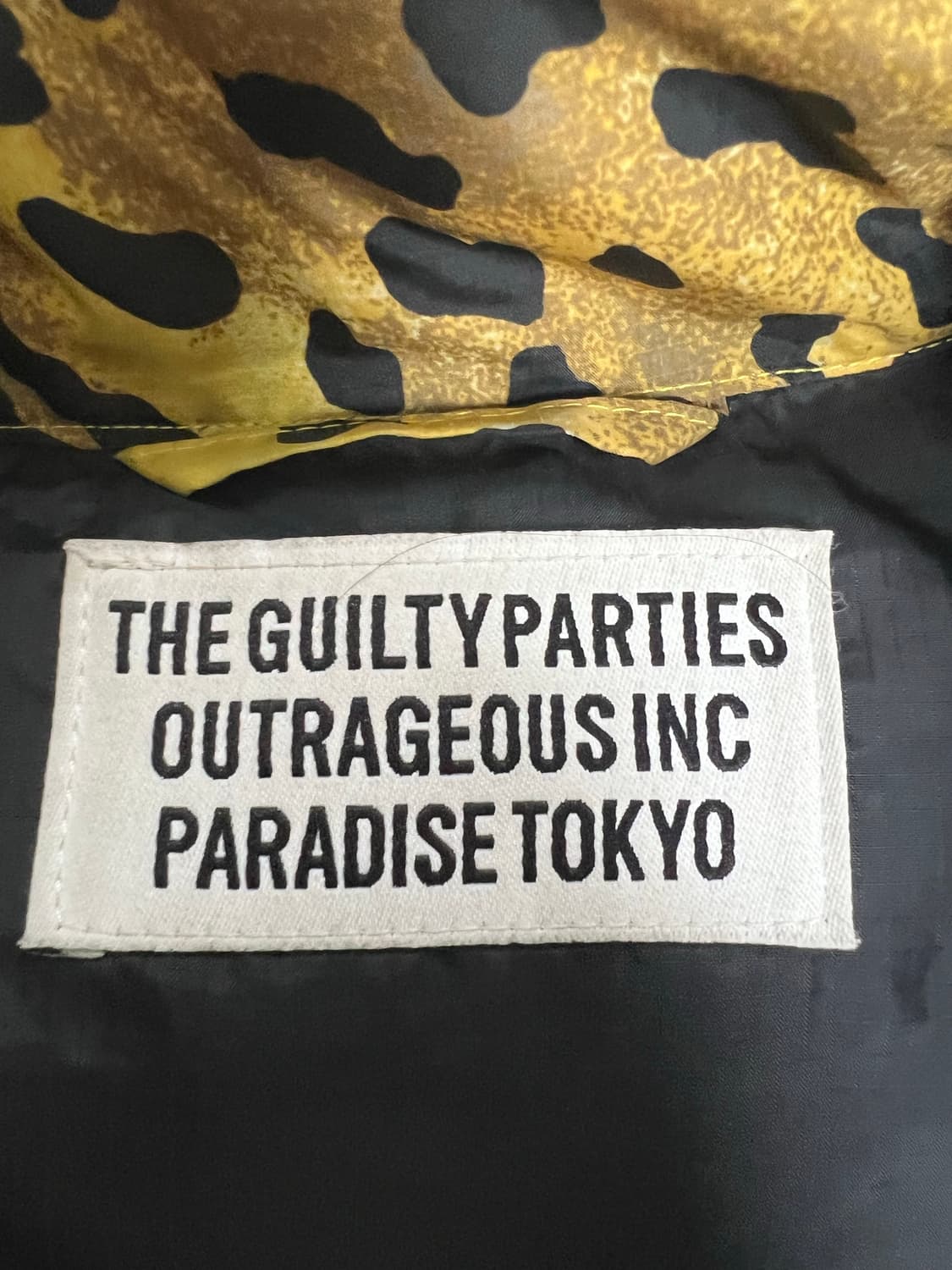 와코마리아 레오파드 다운자켓 19fw 상품이미지4