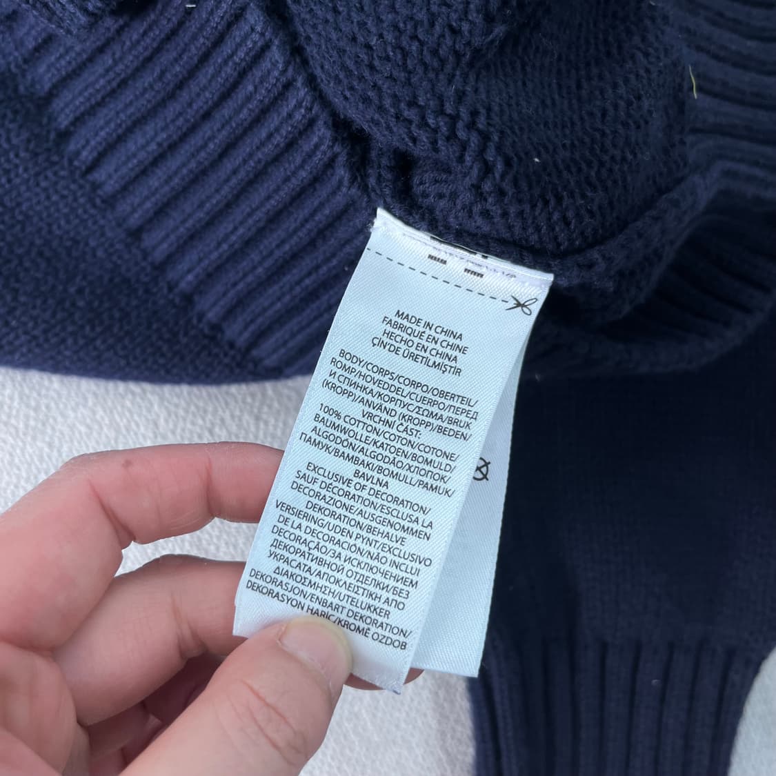 95 폴로 랄프로렌 스몰포니 니트 집업 상품이미지7