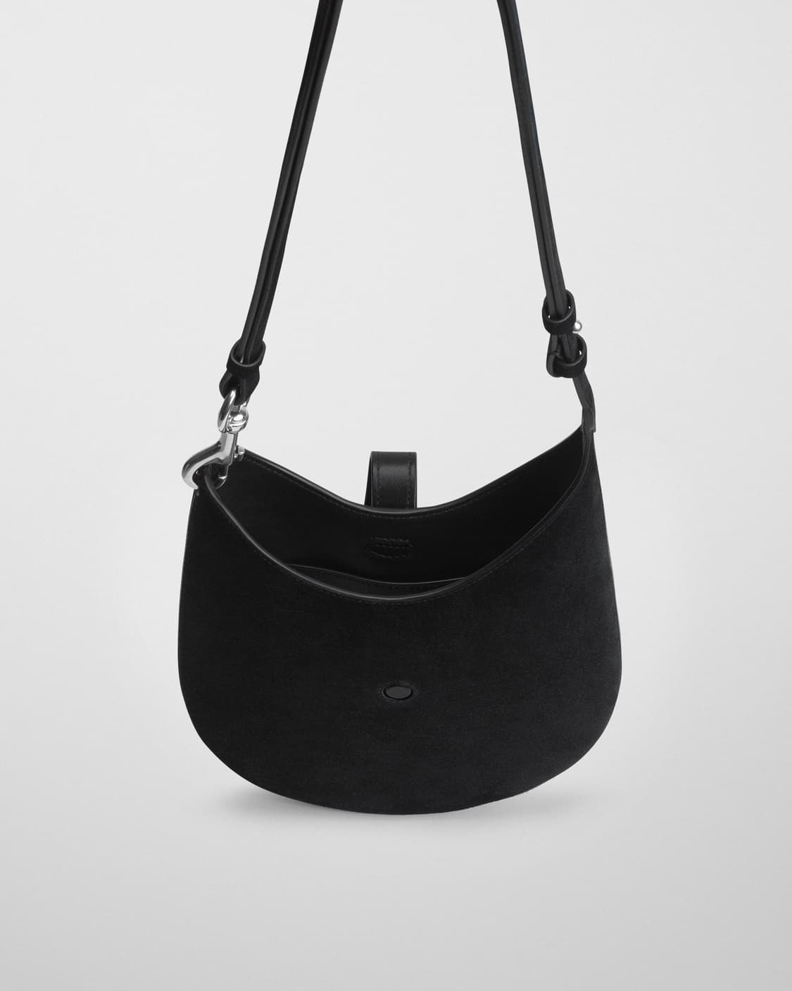 피비파일로 26ss 미니 빈 슬링백/블랙 스웨이드 상품이미지3