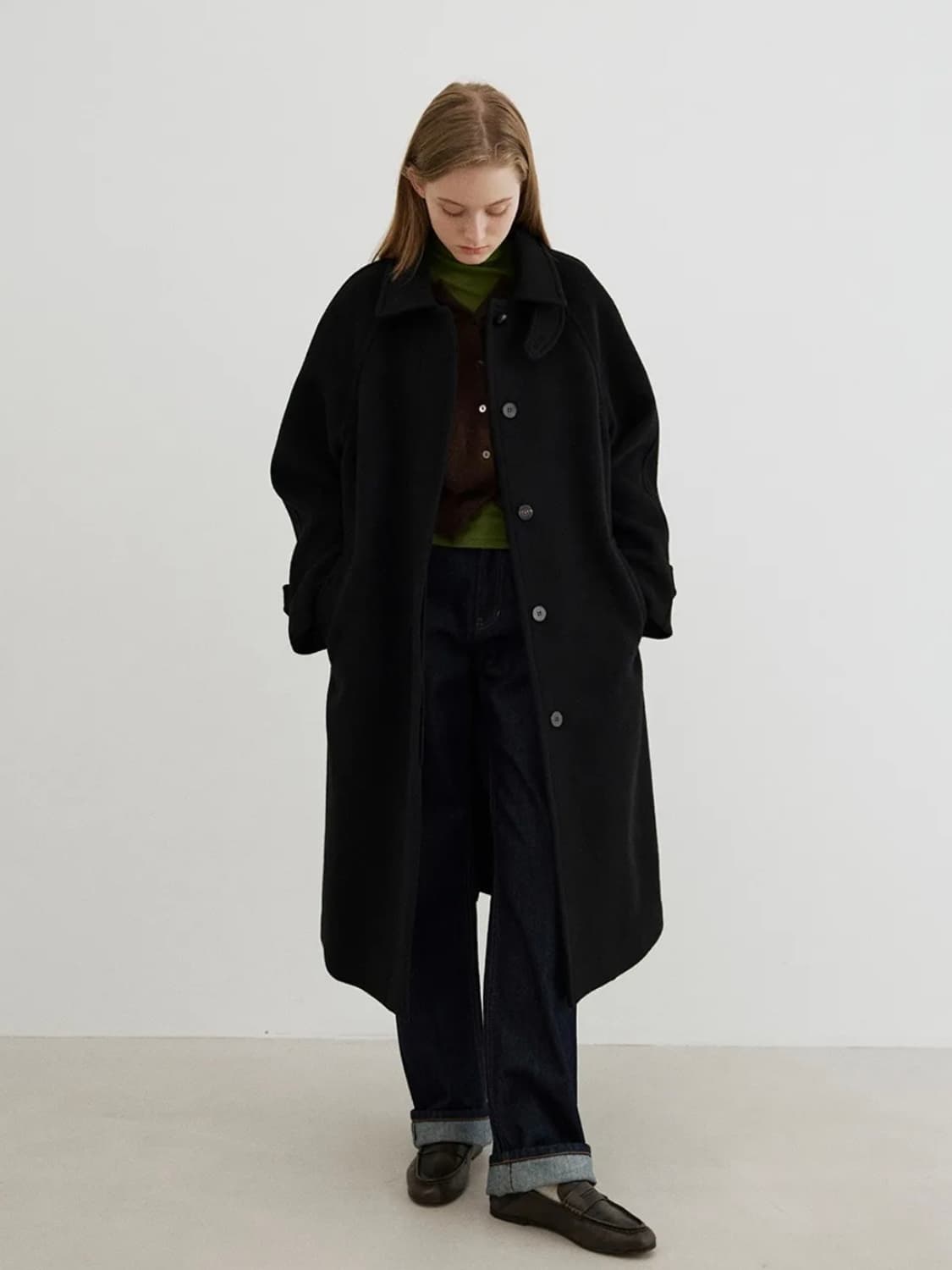 블랭크공삼 캐시미어 울 발마칸코트 상품이미지3