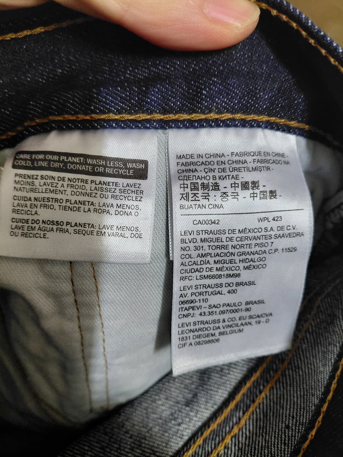 [리바이스505]레귤러핏 생지 데님 청바지 31사이즈  상품이미지4