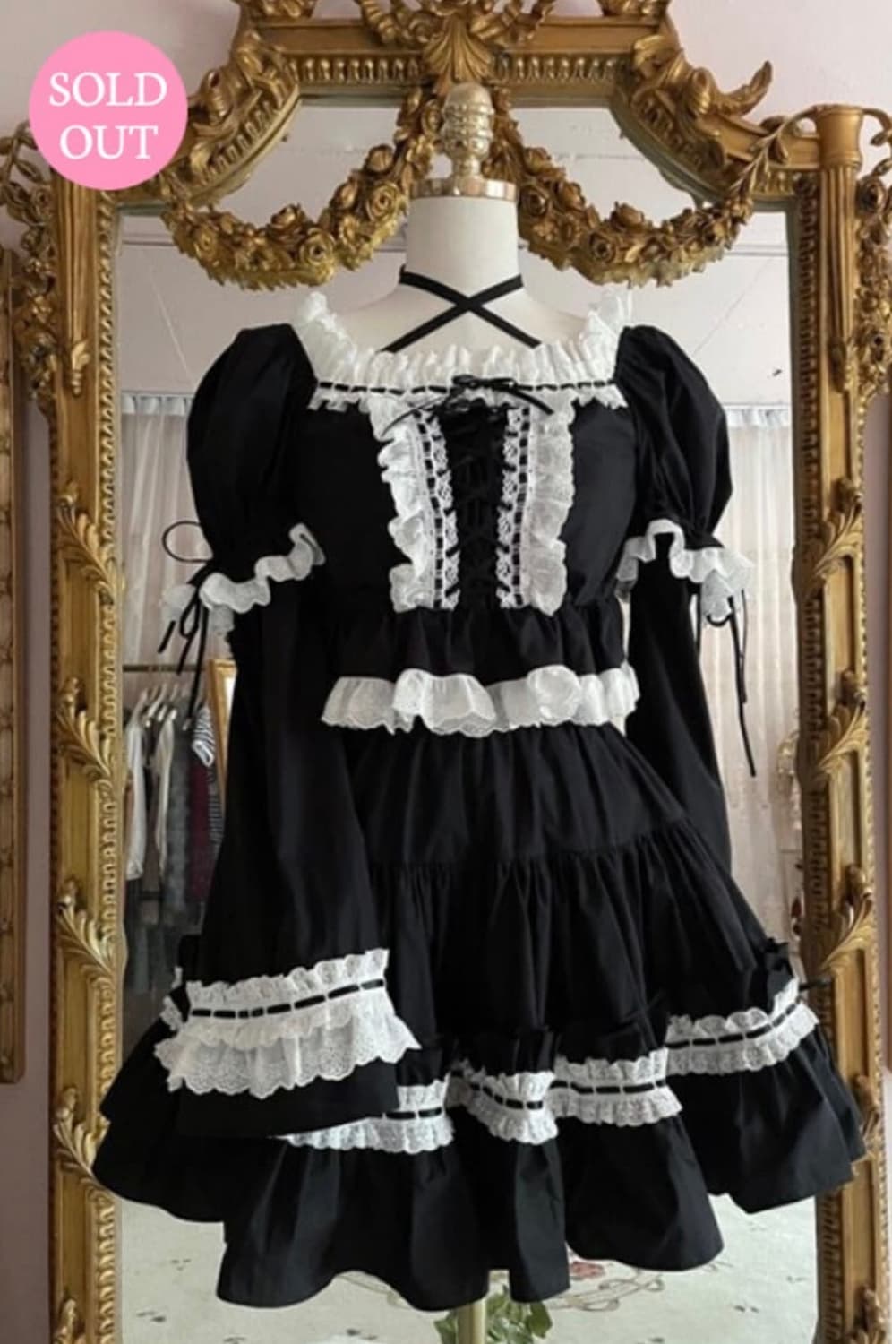 (구해요) 슈슈체리 엔젤슈슈 셋업 블랙 상품이미지1