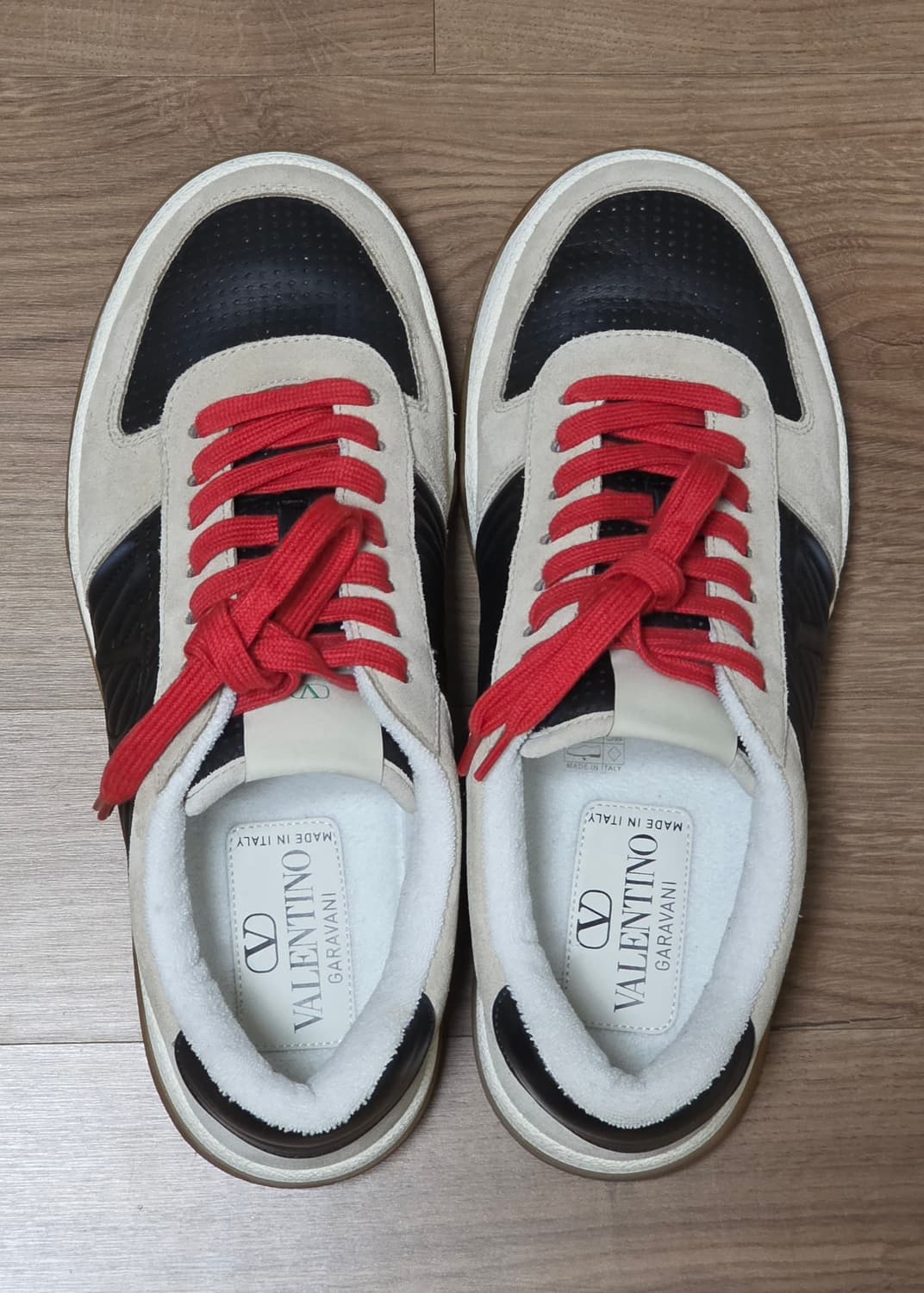 발렌티노 스파리 스플릿 나파 가죽 스니커즈 상품이미지10