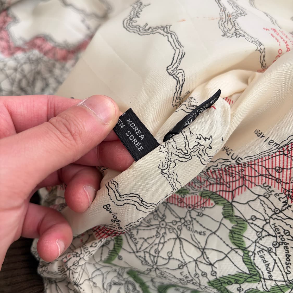 80s ELLE 빈티지 A-2 리얼가죽 자켓 L 상품이미지8