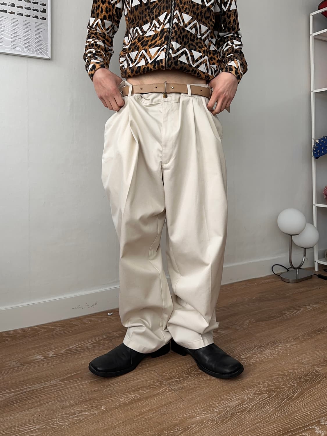 L.L. Bean 슈퍼 와이드 테이퍼드 트라우저 상품이미지5