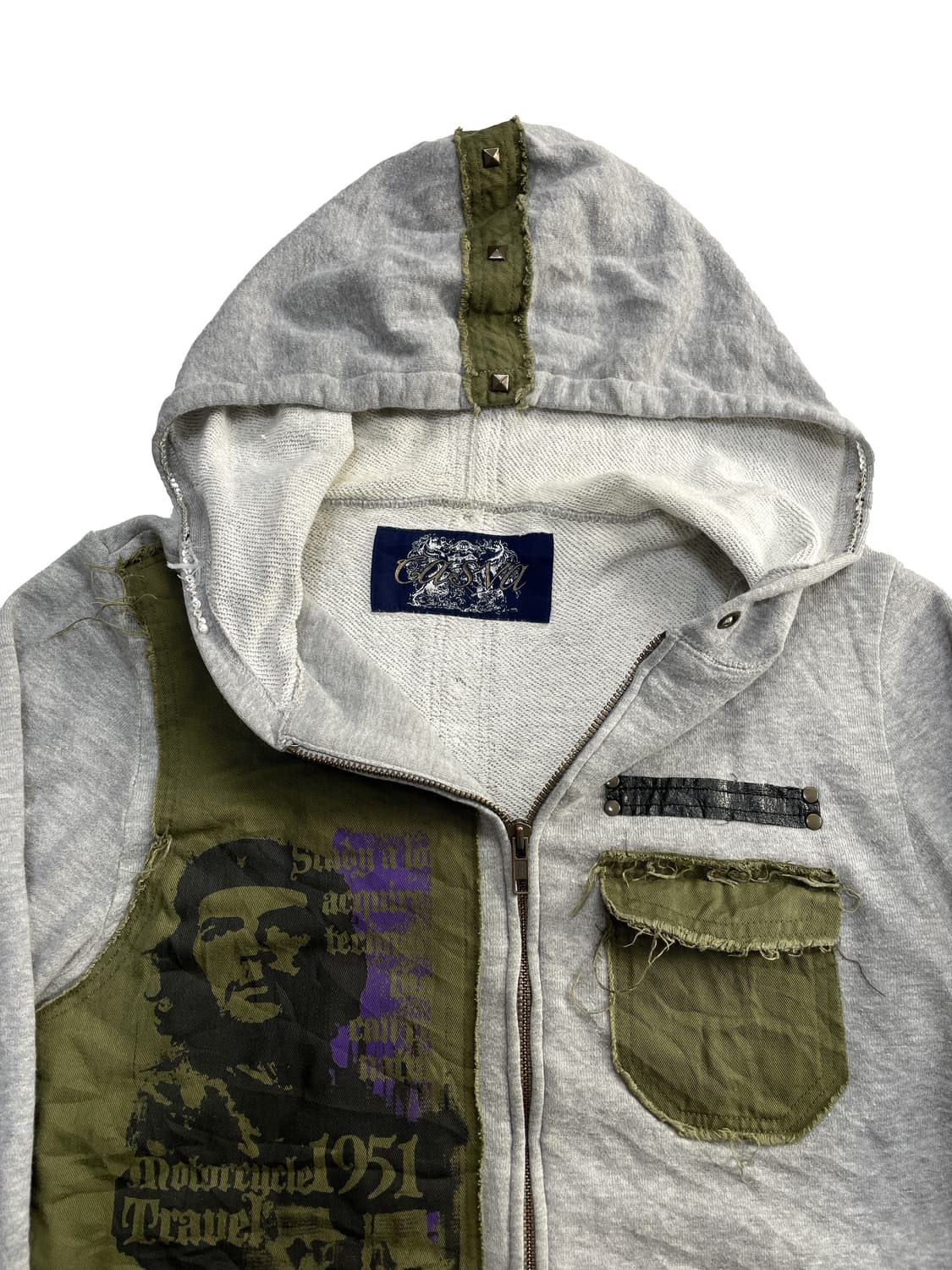 Casva 빈티지 후드집업 상품이미지3