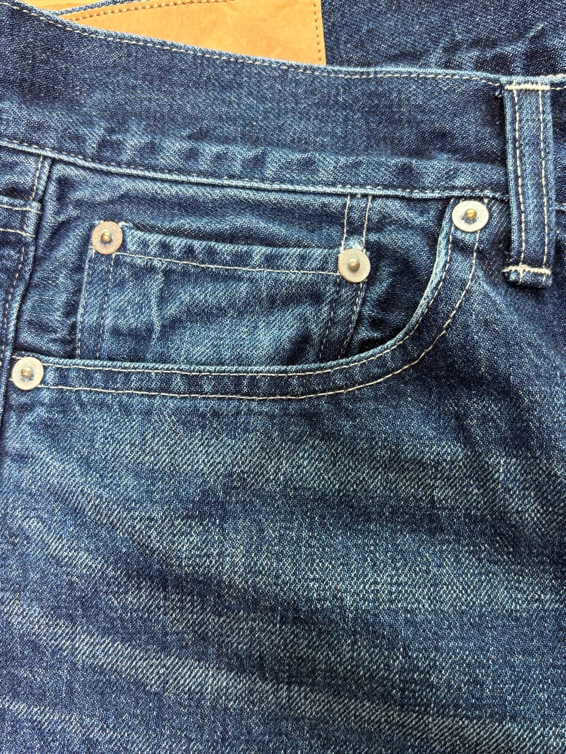 오디너리핏츠 셀비지 데님 32 새상품  상품이미지7