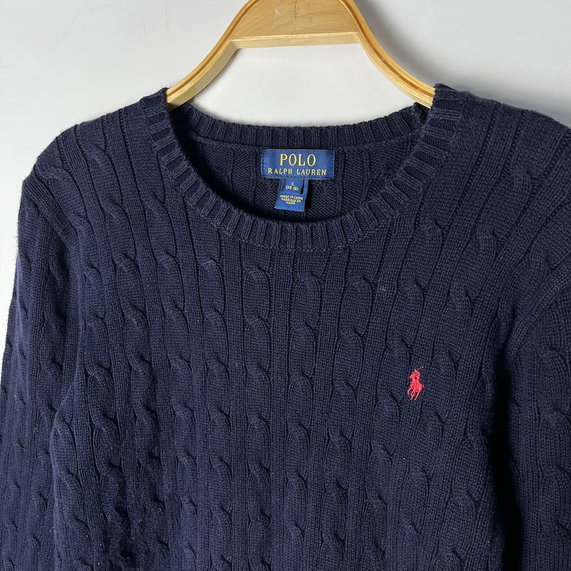 [Polo] 폴로랄프로렌 레드포니 꽈배기니트 상품이미지2