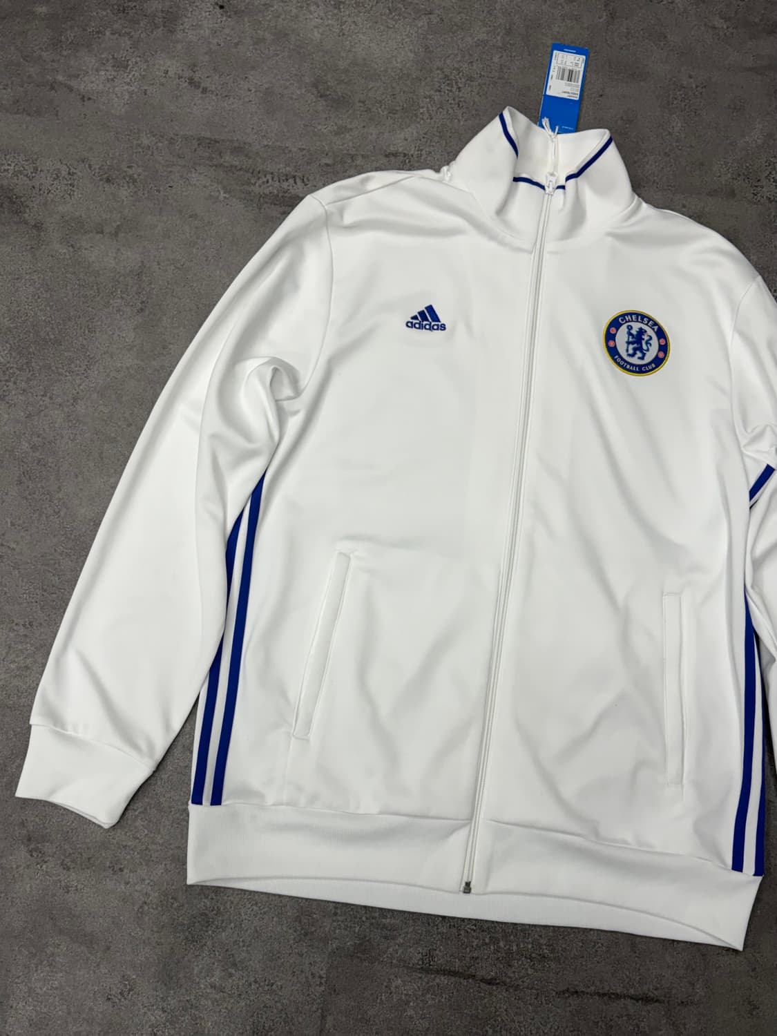 (새상품) 10s 아디다스 첼시 져지 데드스탁 트랙 자켓 화이트 상품이미지4