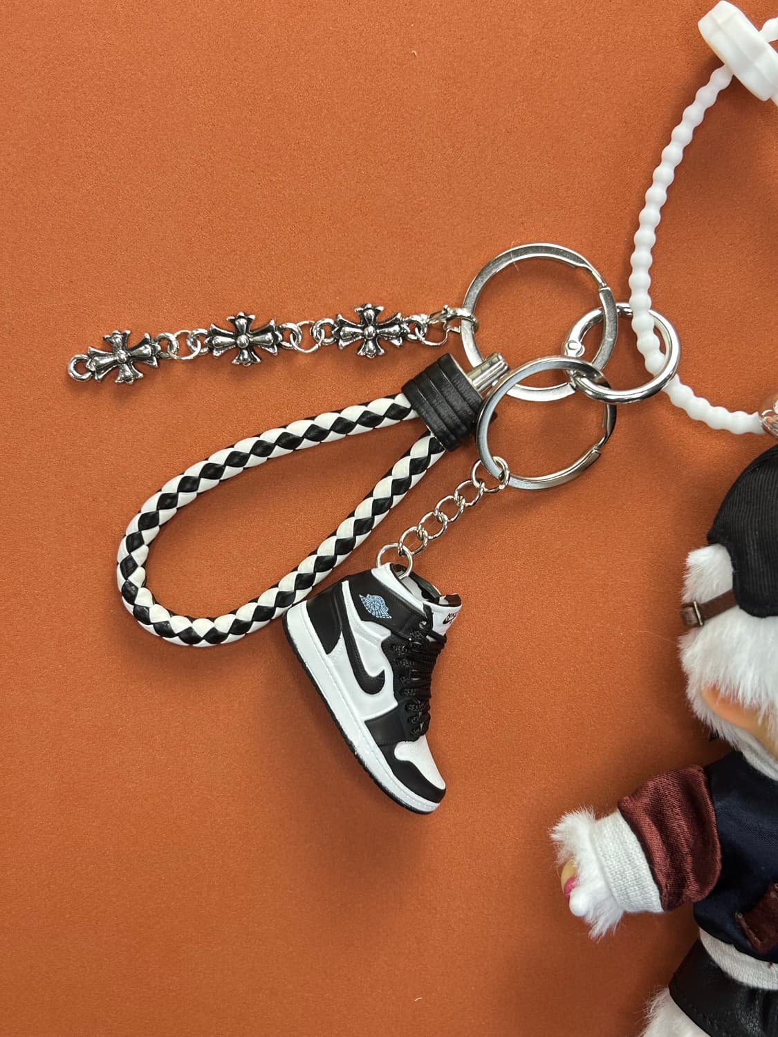 (13)정품몬치치🖤스트릿볼캡 커스텀키링 상품이미지2