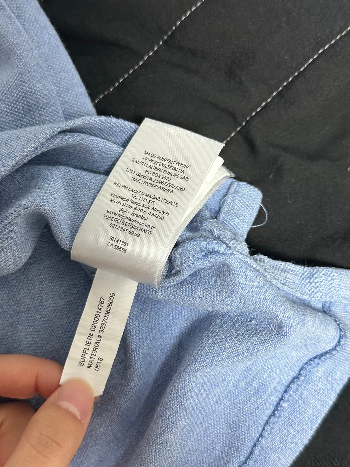 폴로 빅포니 긴팔 카라티 스카이블루 상품이미지3