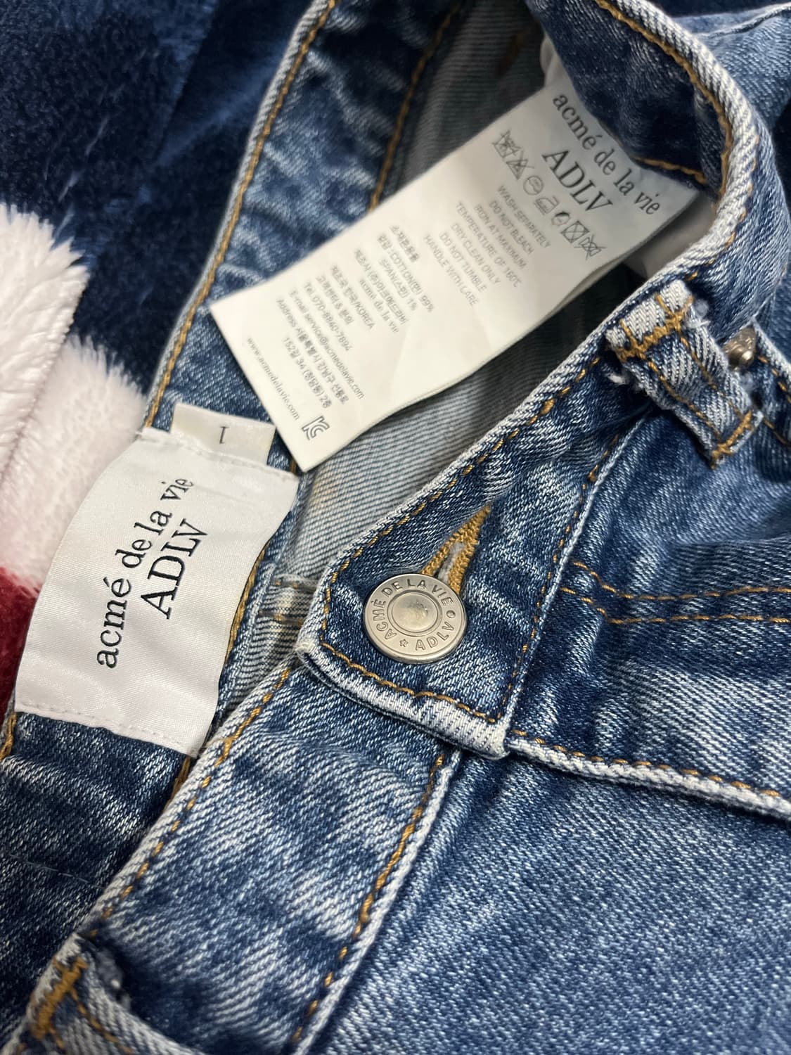 아크메드라비 ADLV 여성 데님 팬츠 허리 66cm(26인치) 상품이미지2