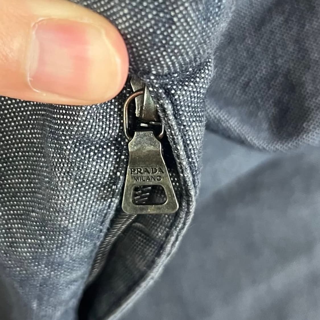 Prada Sports Denim-Like cotton pants 상품이미지7