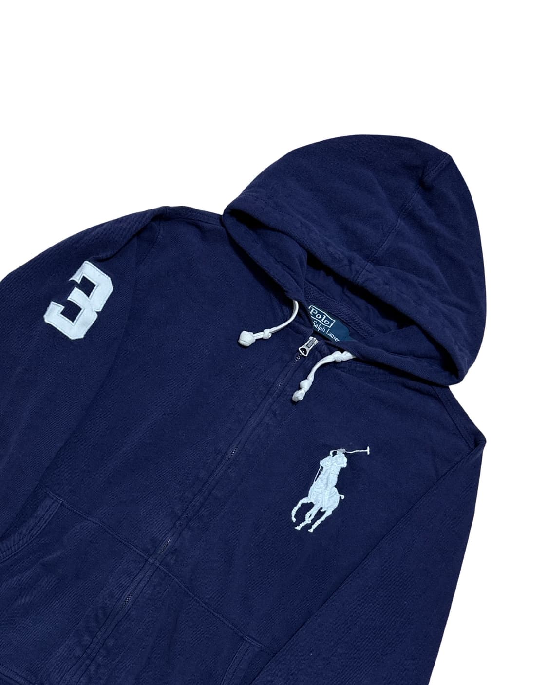 폴로 빅포니 네이비 후드집업 상품이미지3