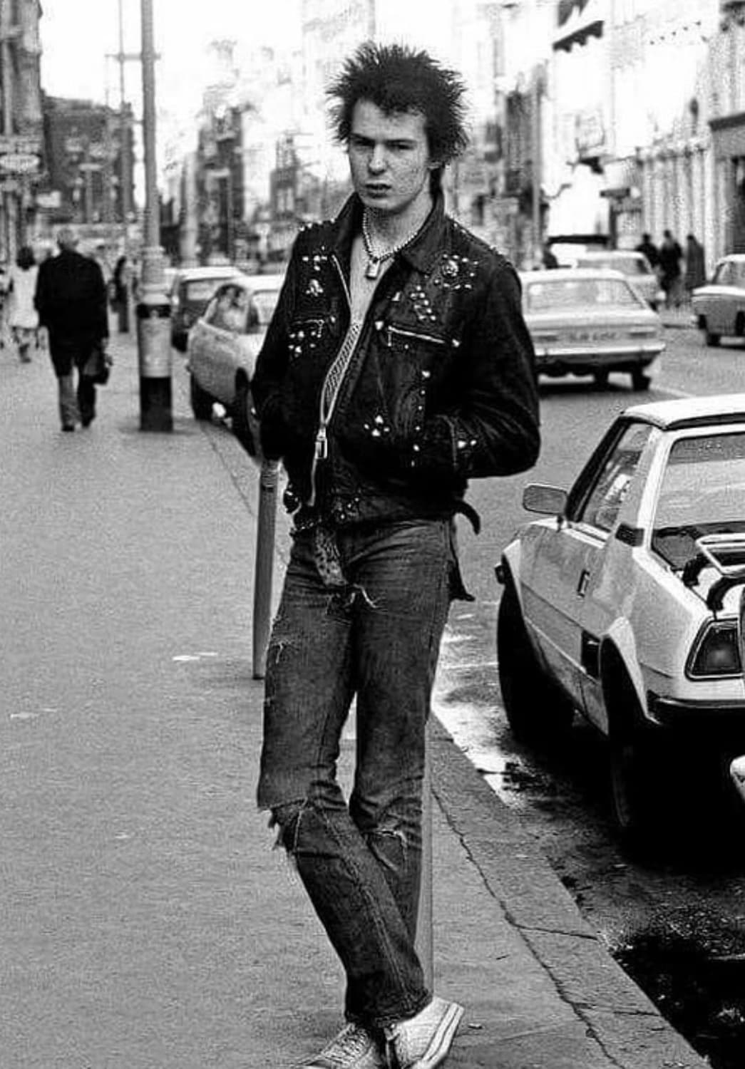 발망 SS11 시드 비셔스 레더 자켓 상품이미지2