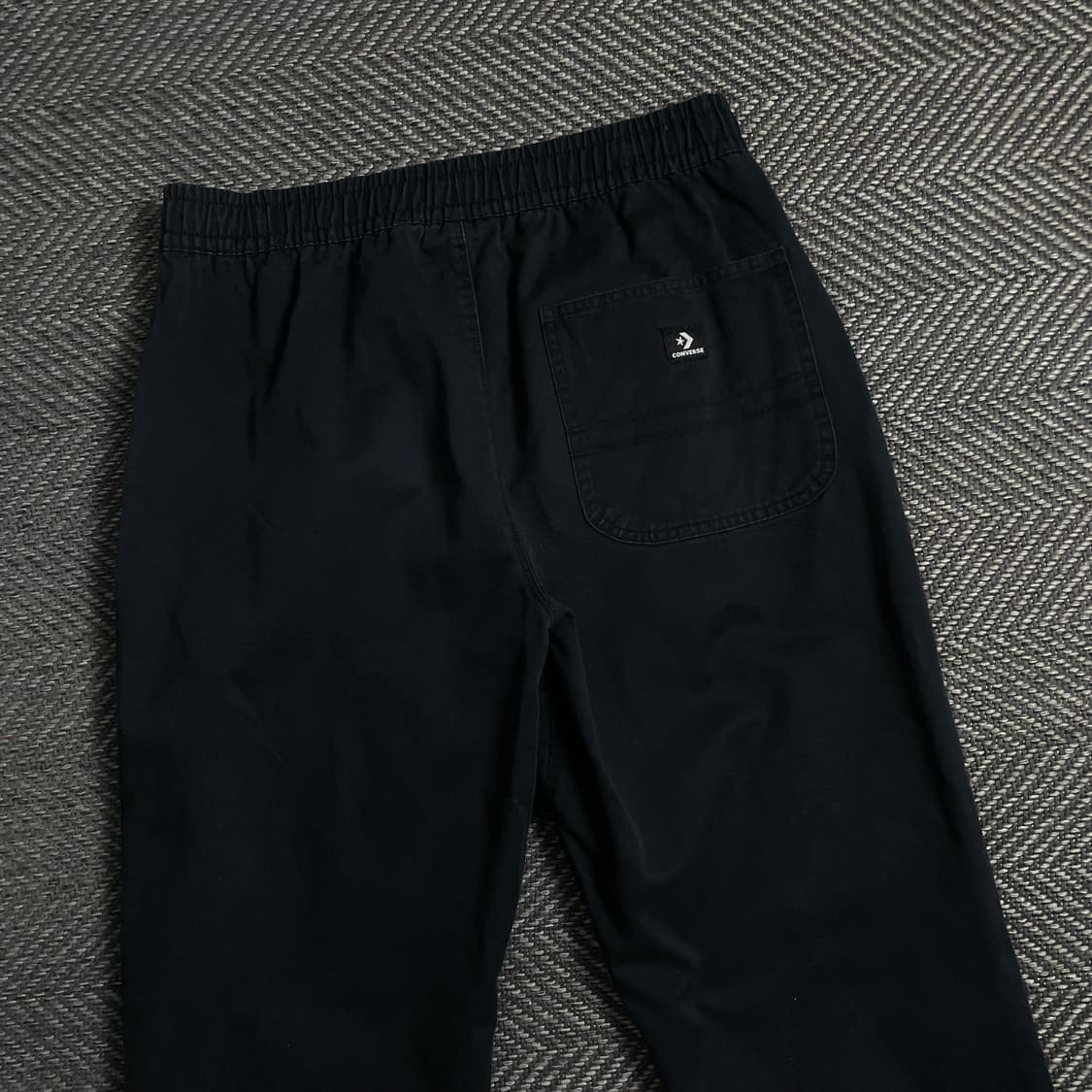 컨버스 코튼 밴딩 조거 팬츠 블랙y 4625 상품이미지6